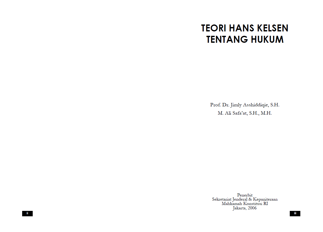 Teori Hans Kelsen Tentang Hukum