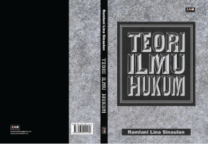 TEORI ILMU HUKUM