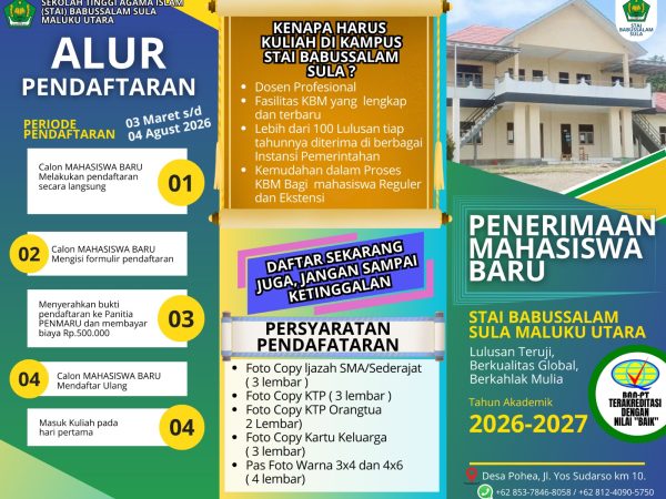Penerimaan Mahasiswa Baru Tahun Akademin 2026/2027