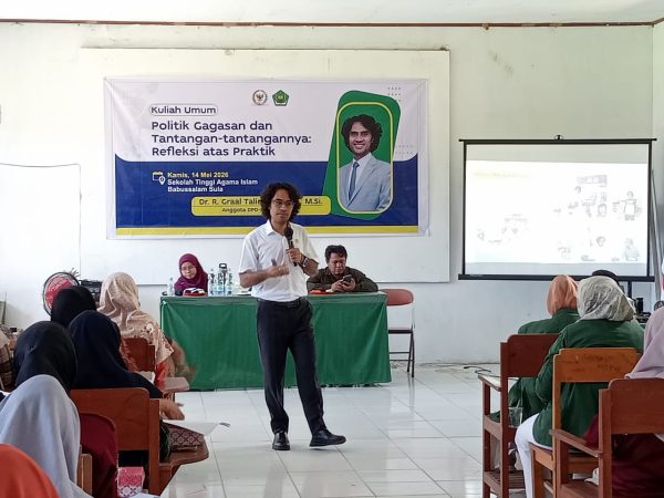 Anggota DPD-RI/MPR-RI Beri Kuliah Umum di STAI Babussalam Sula Maluku Utara