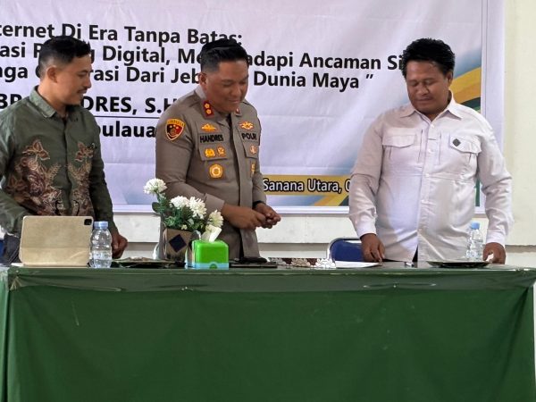Kapolres Kepulauan Sula Berikan Kuliah Umum tentang Bahaya Internet kepada Mahasiswa STAI Babussalam Sula