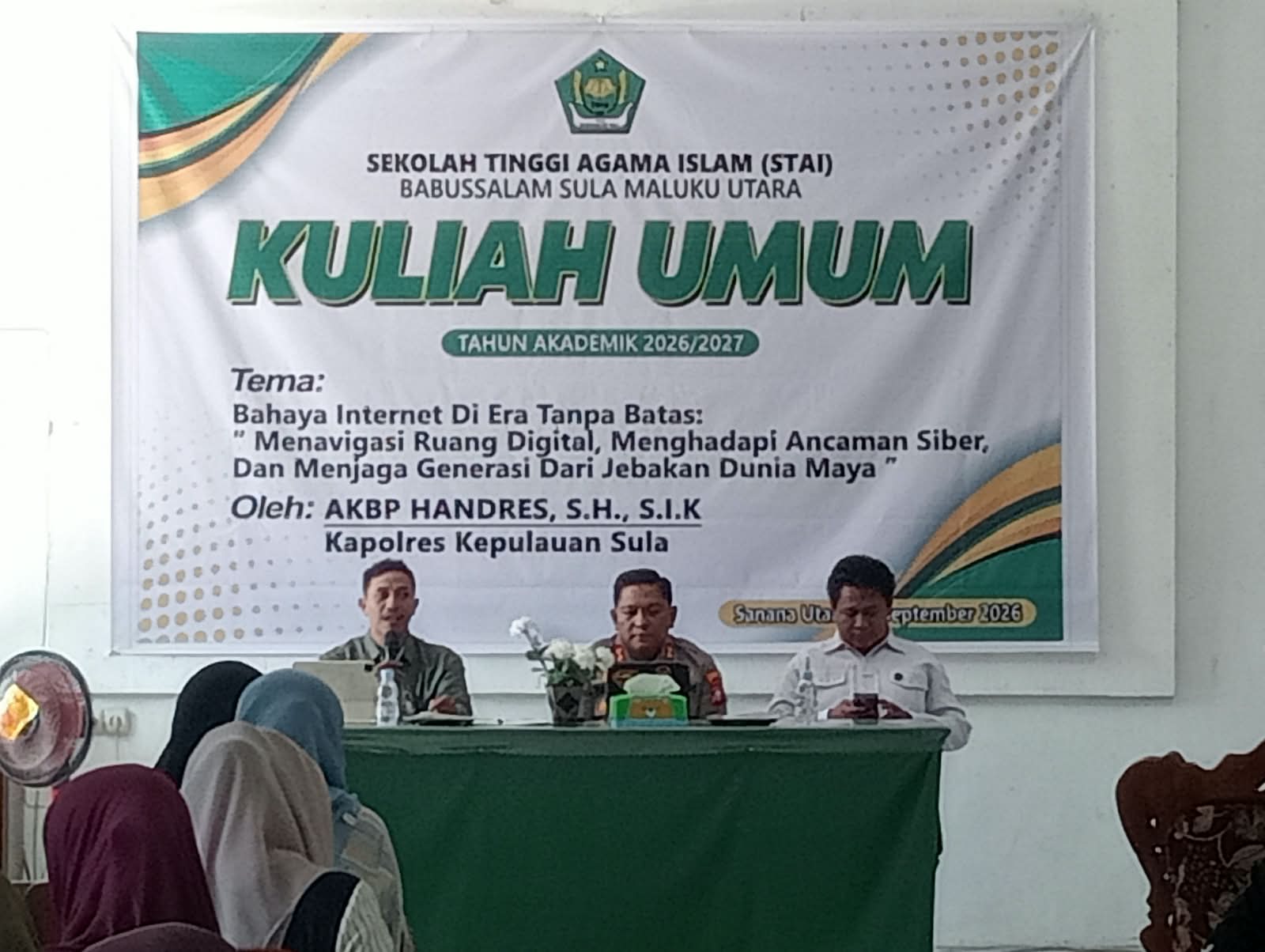 Kuliah Umum STAI Babussalam Sula Maluku Utara Tahun Akademik 2026/2027