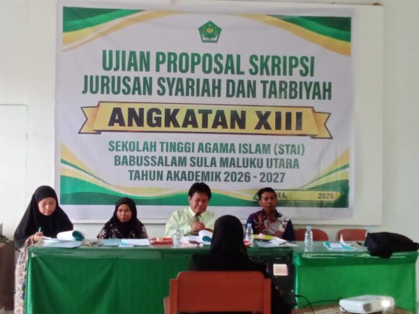 Ujian Proposan/Skripsi Perdana Tahun Akademik 2026/2027