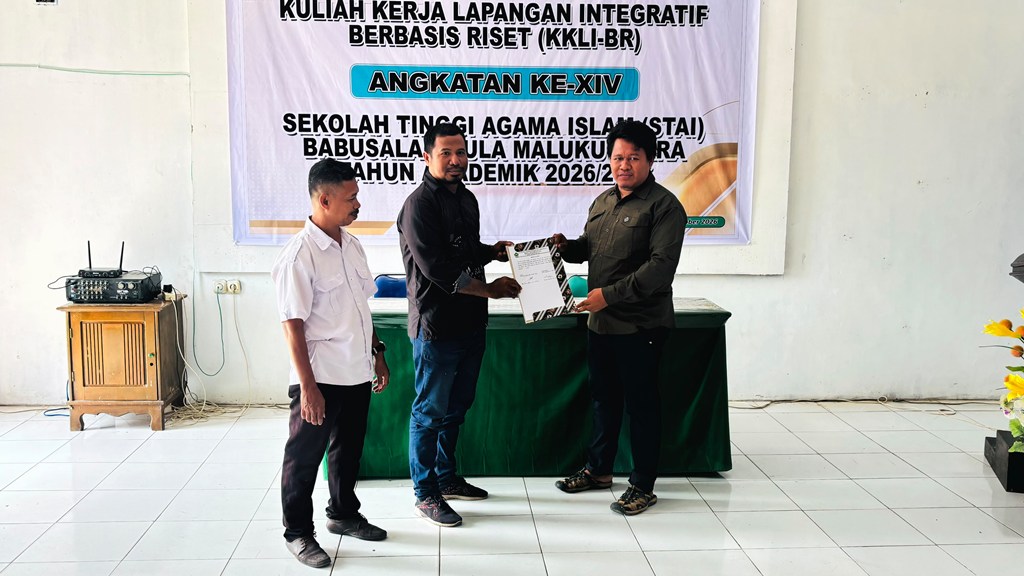 STAI Babussalam Sula Buka Pembekalan KKLI-BR 2026, Ketua Tekankan Riset dan Pengabdian Berbasis Kebutuhan Masyarakat STAI Babussalam Sula Buka Pembekalan KKLI-BR 2026, Ketua Tekankan Riset dan Pengabdian Berbasis Kebutuhan Masyarakat